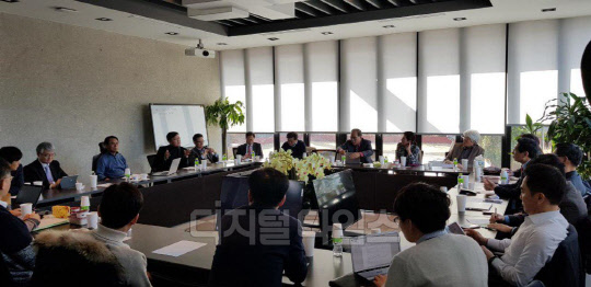 지난 3월 20일 서울 서초구에 위치한 빌딩에서 열린 내부 조찬 세미나의 모습/사진=한국블록체인협회
